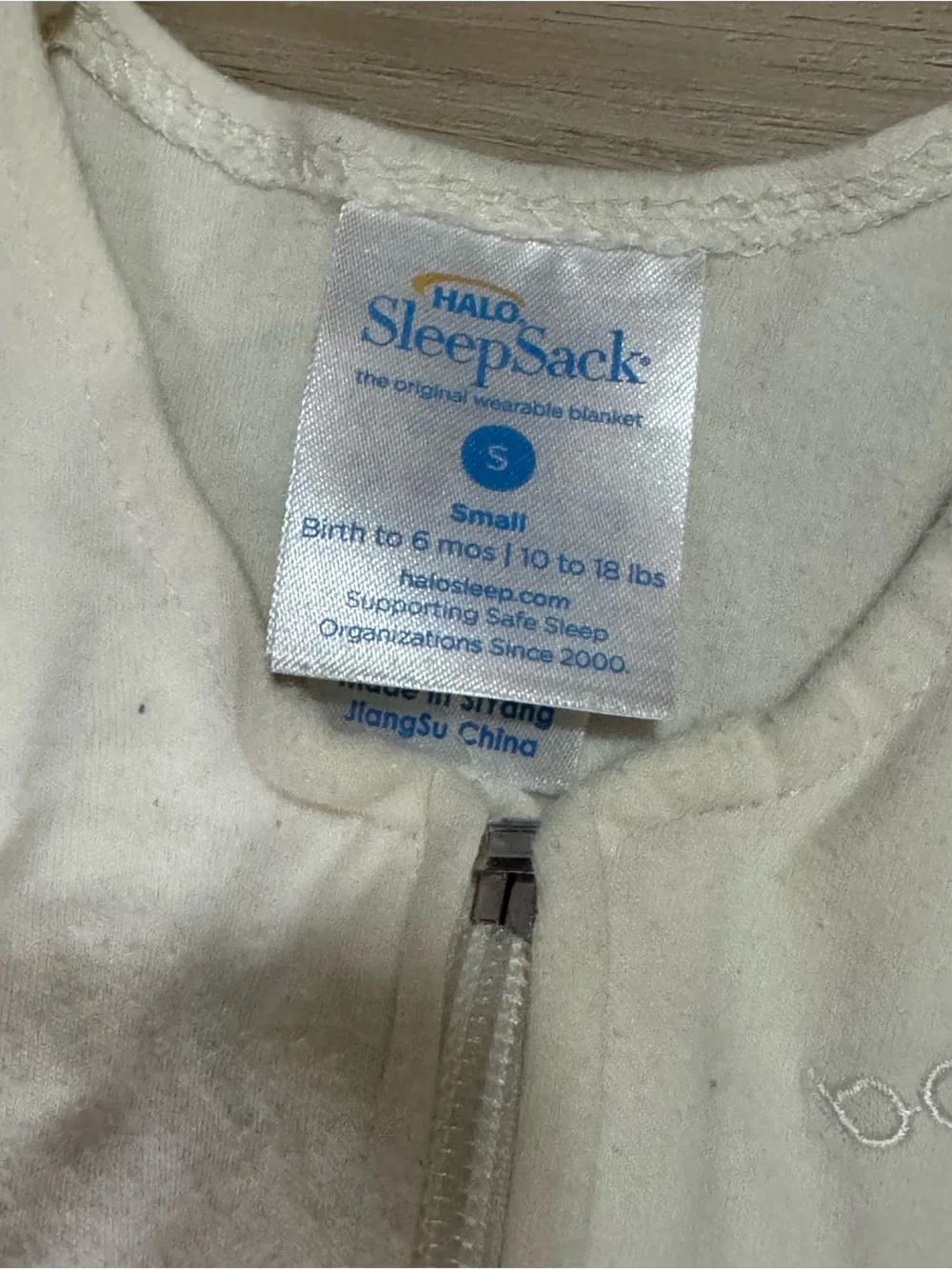 Halo sleep sack small ivory